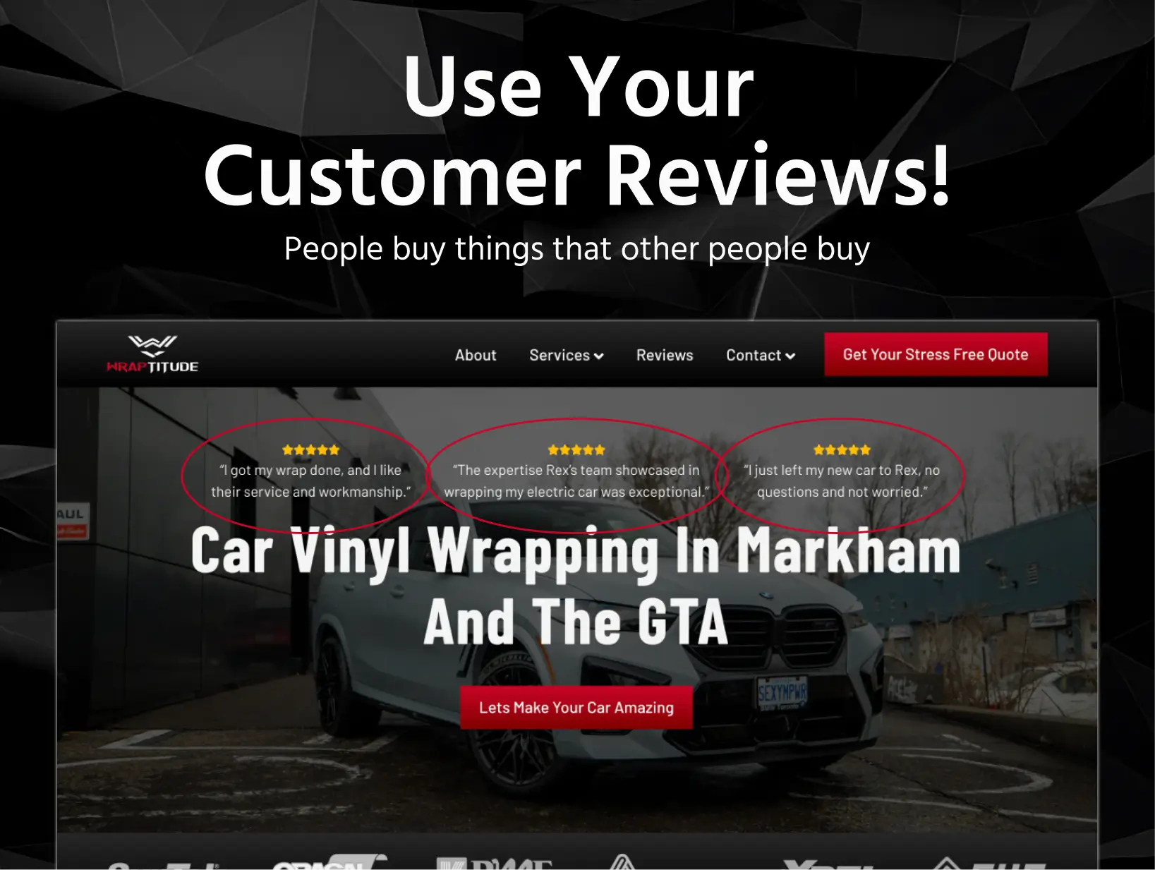 Using customer reviews to build trust